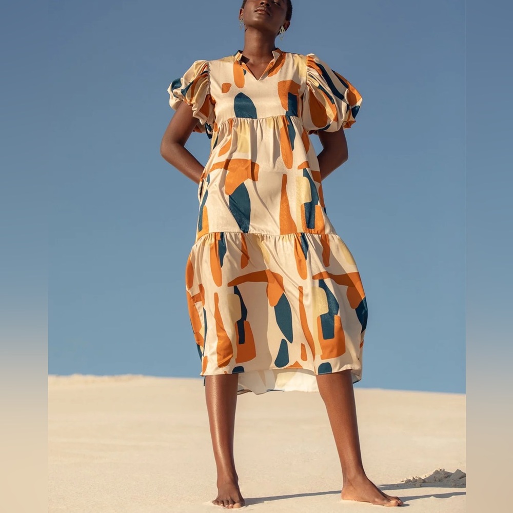 DIARRABLU mid length printed dress